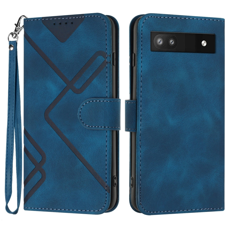 Line Pattern Skin Feel Leather Phone Case, Series 2 My Store