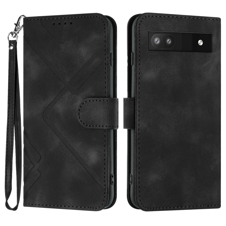 Line Pattern Skin Feel Leather Phone Case, Series 2 My Store