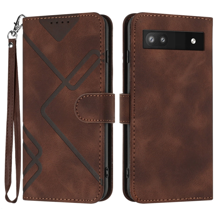 Line Pattern Skin Feel Leather Phone Case, Series 2 My Store