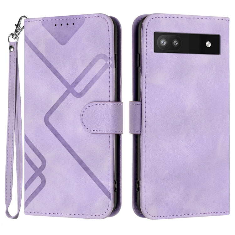 Line Pattern Skin Feel Leather Phone Case, Series 2 My Store