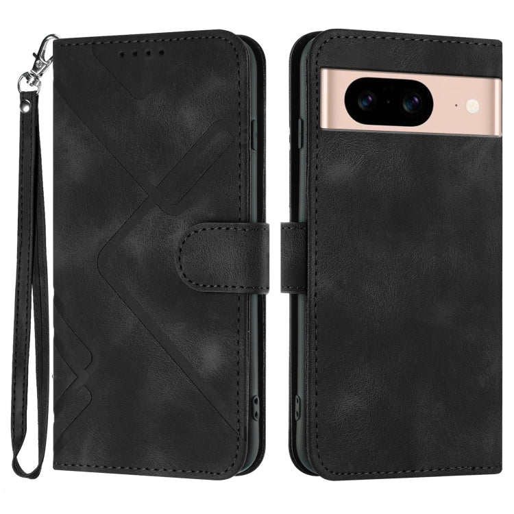 Line Pattern Skin Feel Leather Phone Case, Series 1 My Store