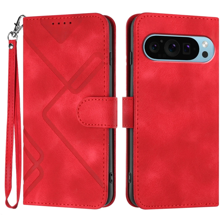 Line Pattern Skin Feel Leather Phone Case, Series 1 My Store