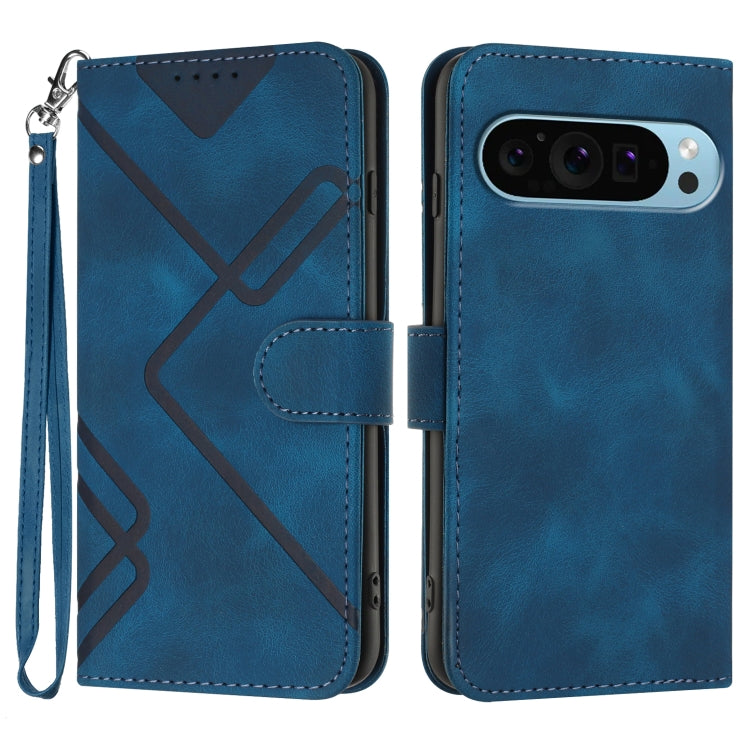 Line Pattern Skin Feel Leather Phone Case, Series 1