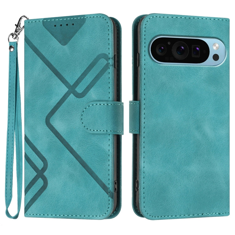 Line Pattern Skin Feel Leather Phone Case, Series 1