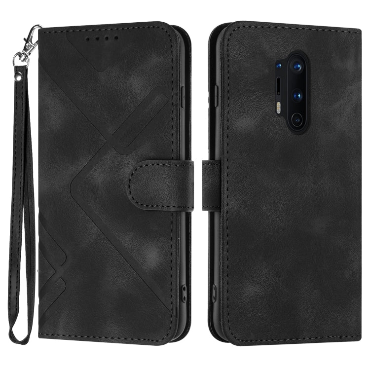 Line Pattern Skin Feel Leather Phone Case, Series 1