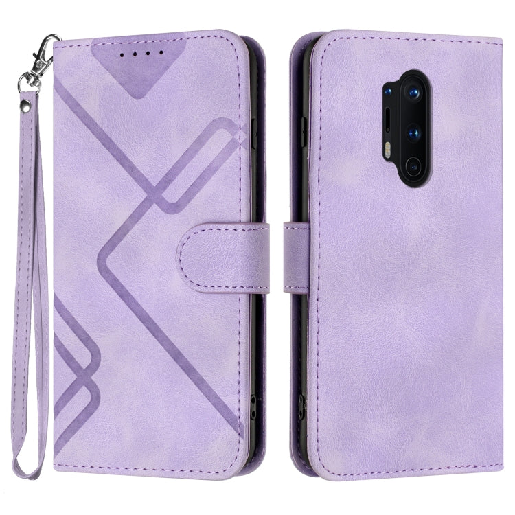 Line Pattern Skin Feel Leather Phone Case, Series 1