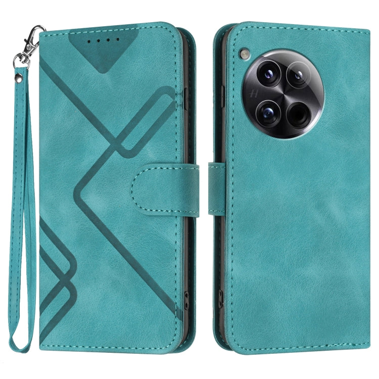 Line Pattern Skin Feel Leather Phone Case, Series 1