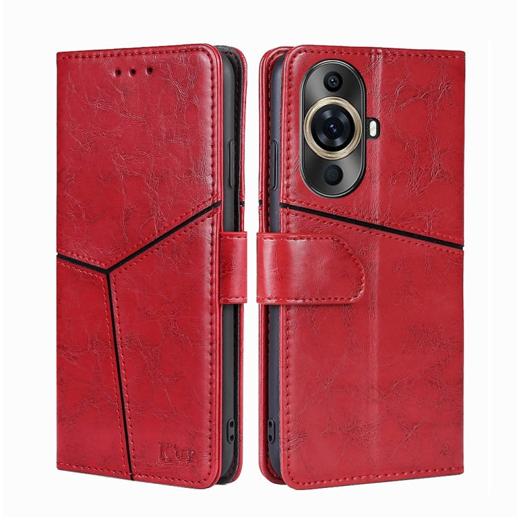 Geometric Stitching Leather Phone Case, Series 2