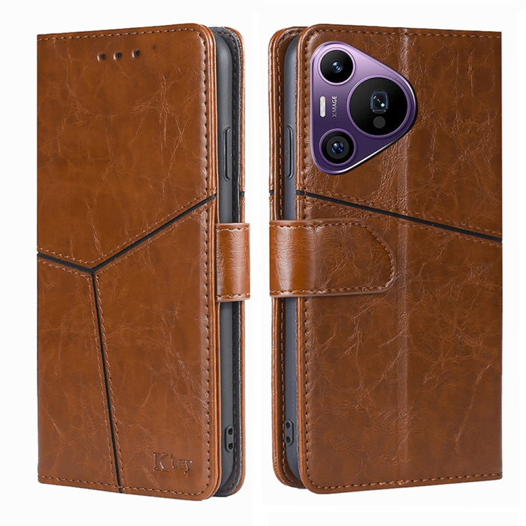 Geometric Stitching Leather Phone Case, Series 1