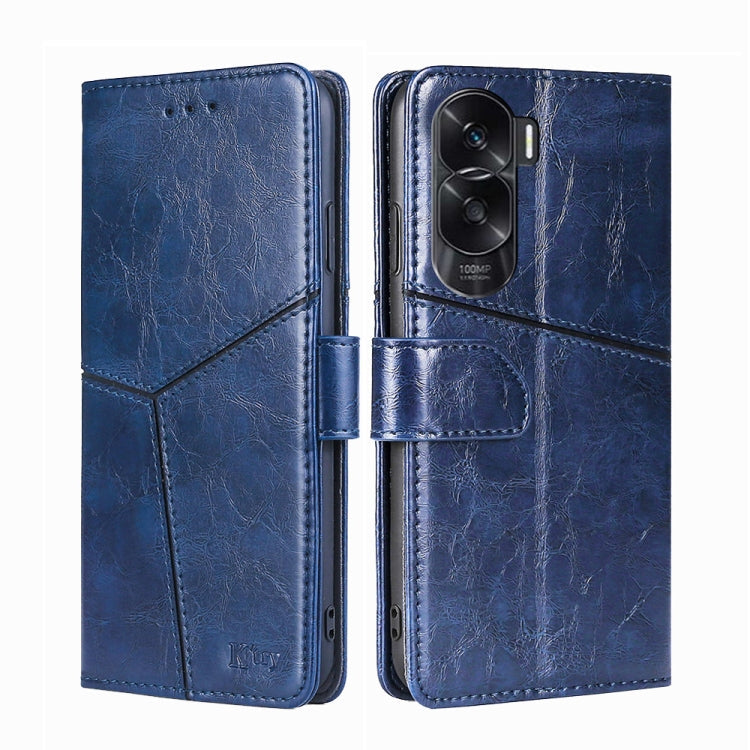 Geometric Stitching Leather Phone Case My Store