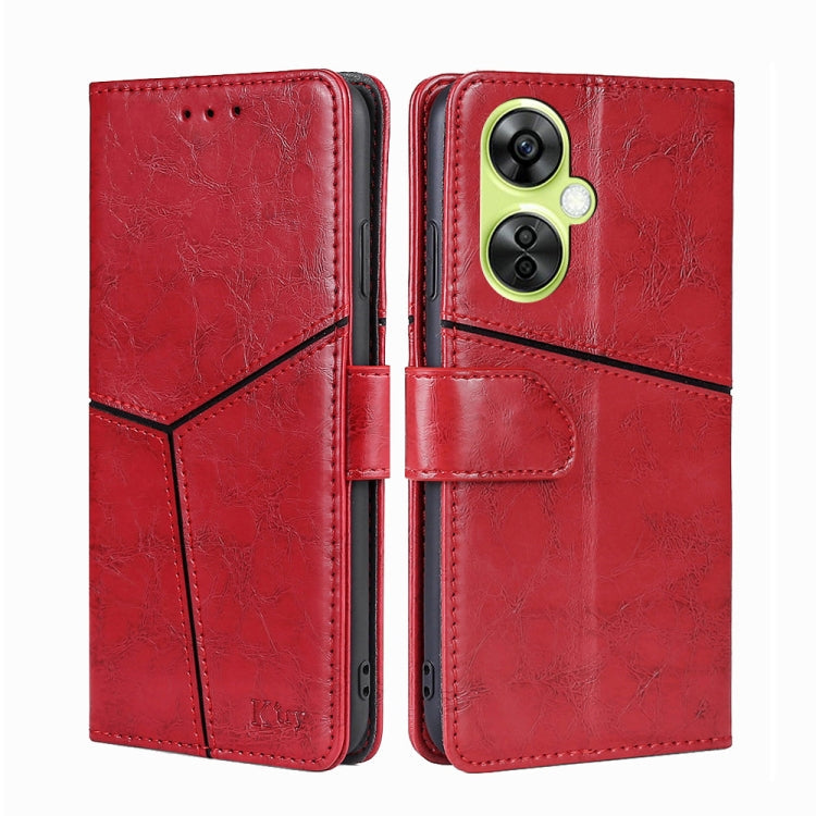 Geometric Stitching Leather Phone Case My Store