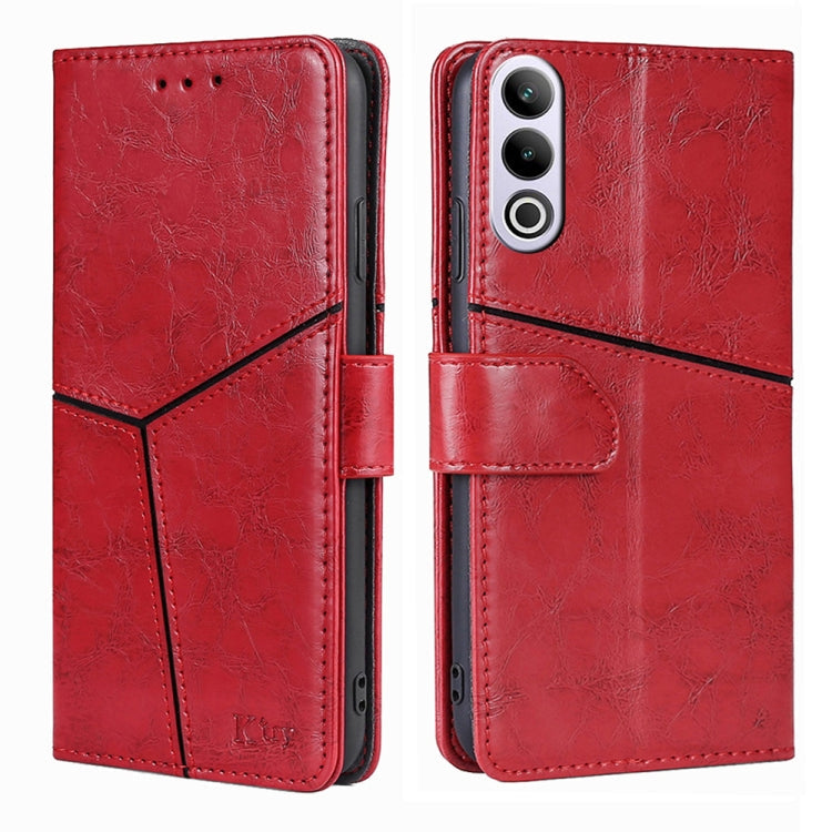 Geometric Stitching Leather Phone Case My Store