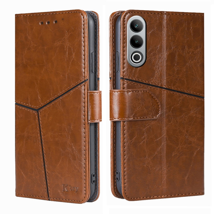 Geometric Stitching Leather Phone Case My Store