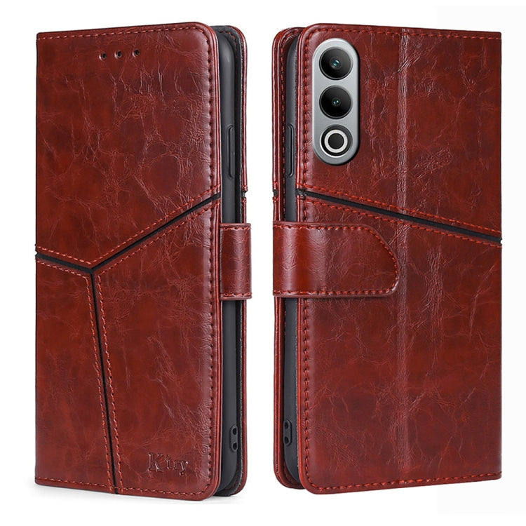 Geometric Stitching Leather Phone Case My Store