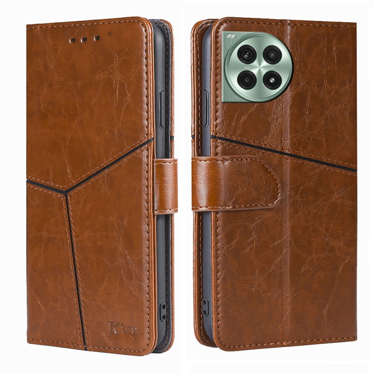 Geometric Stitching Leather Phone Case My Store