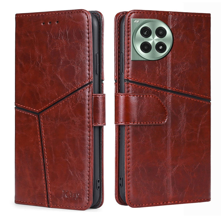 Geometric Stitching Leather Phone Case My Store