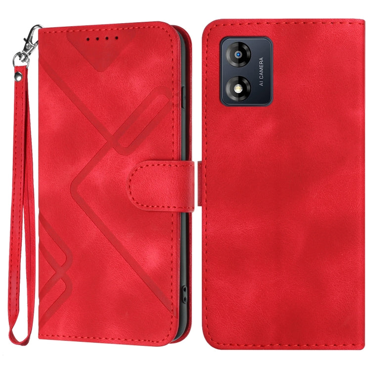 Line Pattern Skin Feel Leather Phone Case, Series 1 My Store