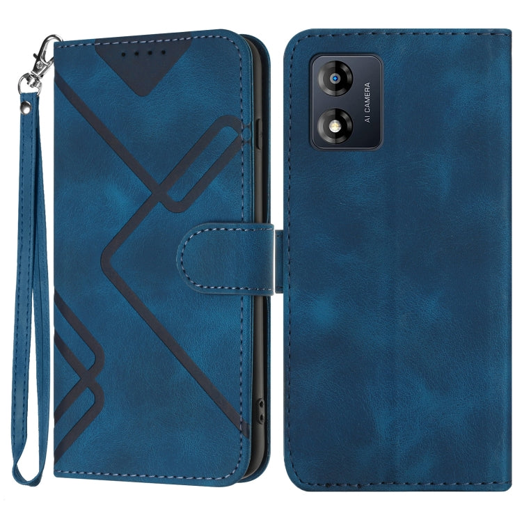 Line Pattern Skin Feel Leather Phone Case, Series 1 My Store