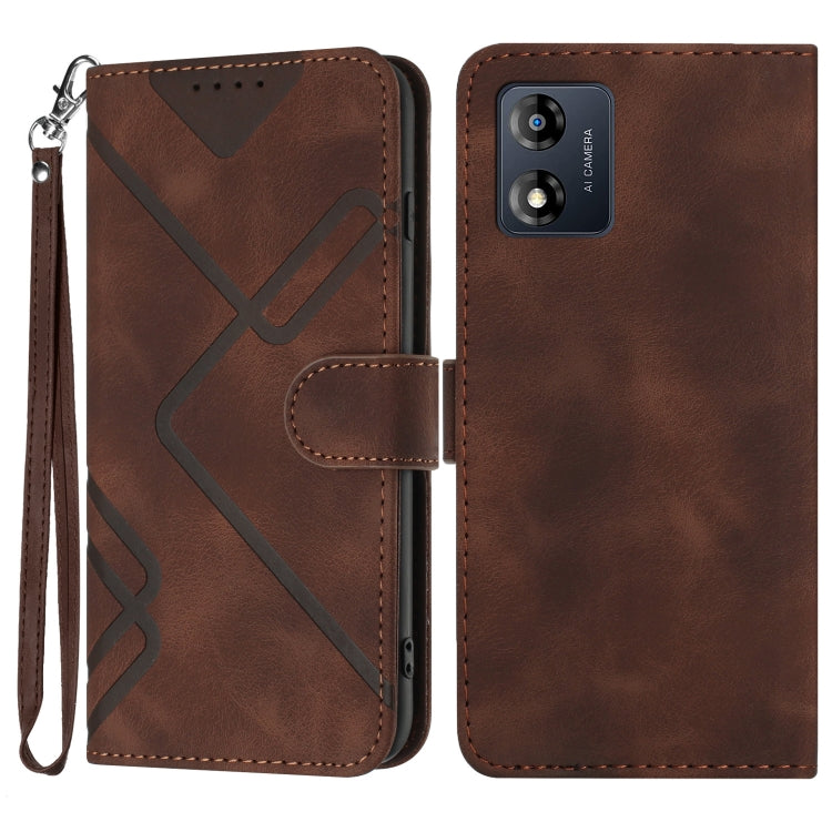 Line Pattern Skin Feel Leather Phone Case, Series 1 My Store