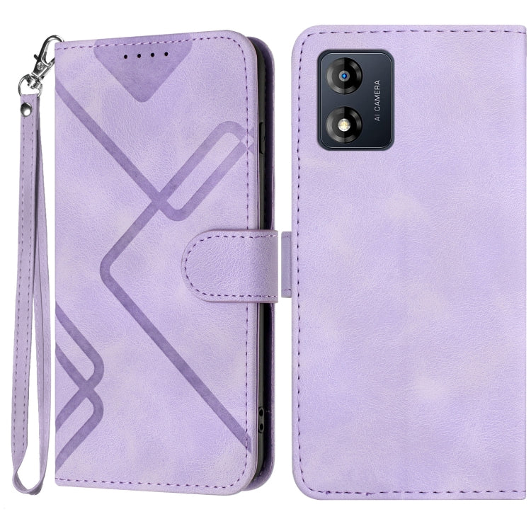 Line Pattern Skin Feel Leather Phone Case, Series 1 My Store