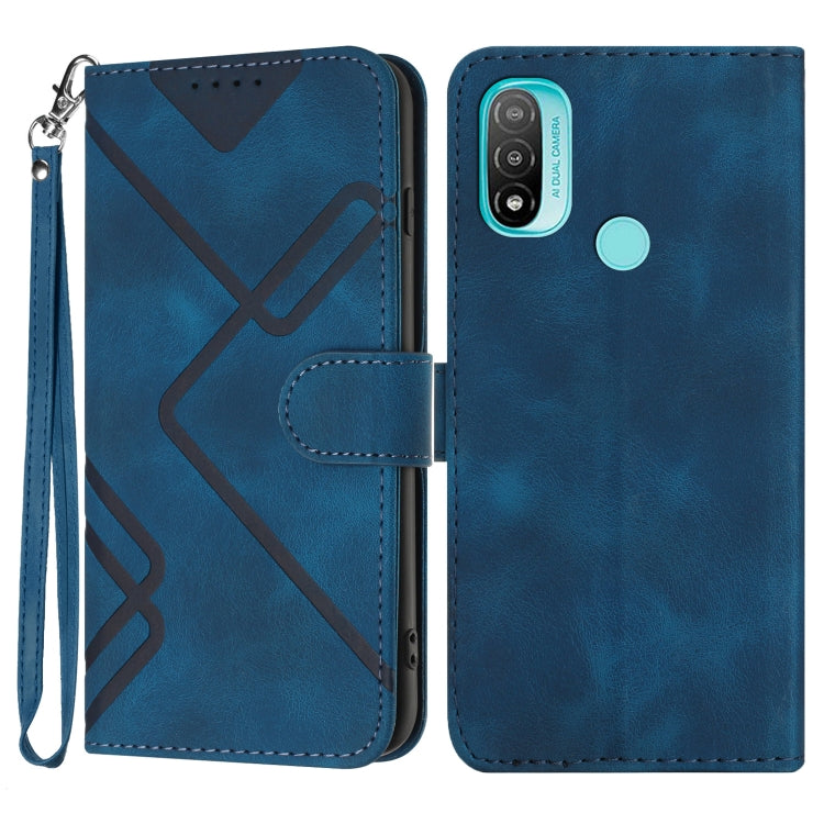 Line Pattern Skin Feel Leather Phone Case, Series 3 My Store