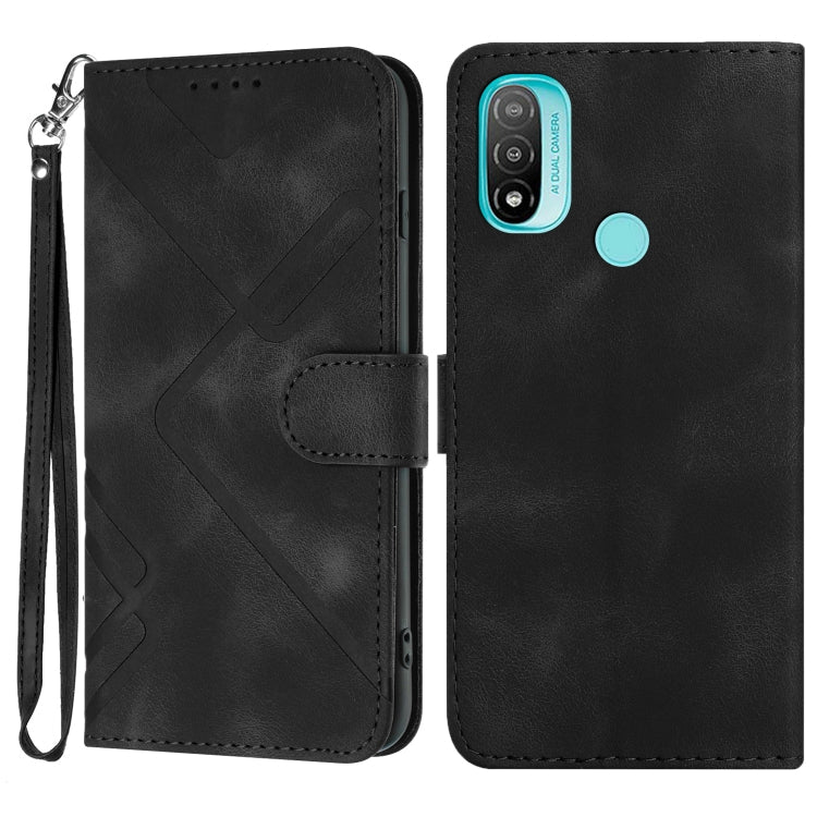 Line Pattern Skin Feel Leather Phone Case, Series 3 My Store