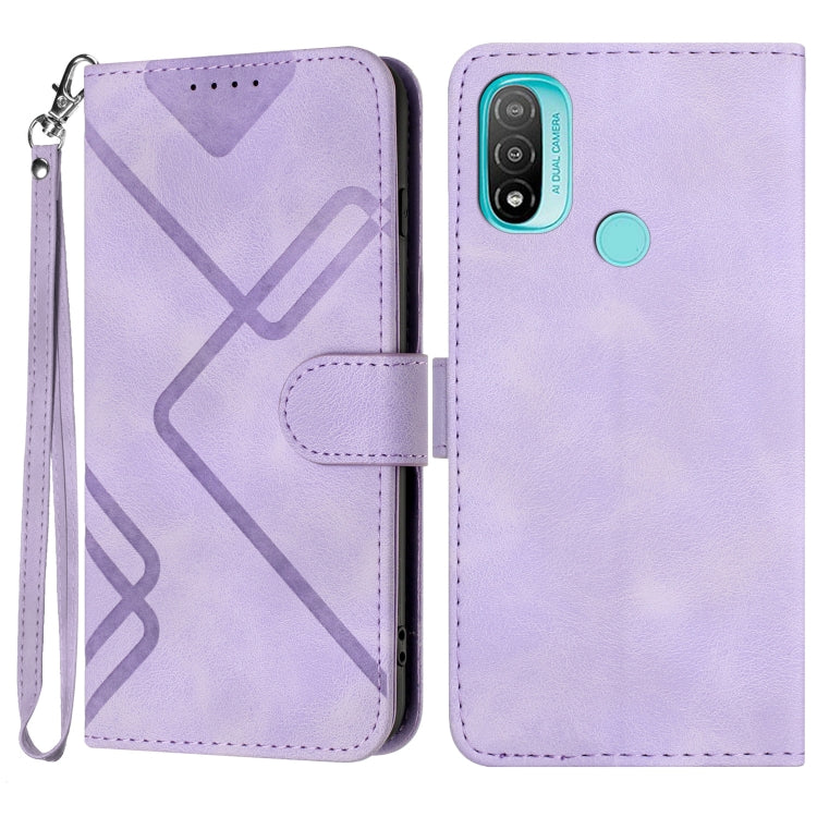 Line Pattern Skin Feel Leather Phone Case, Series 3 My Store