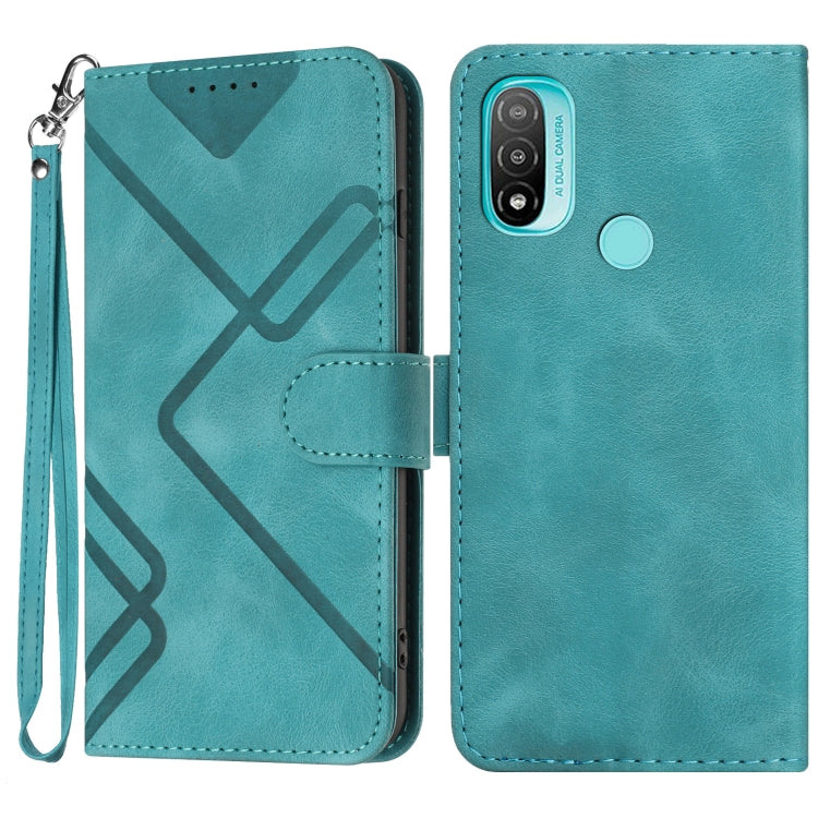 Line Pattern Skin Feel Leather Phone Case, Series 3 My Store