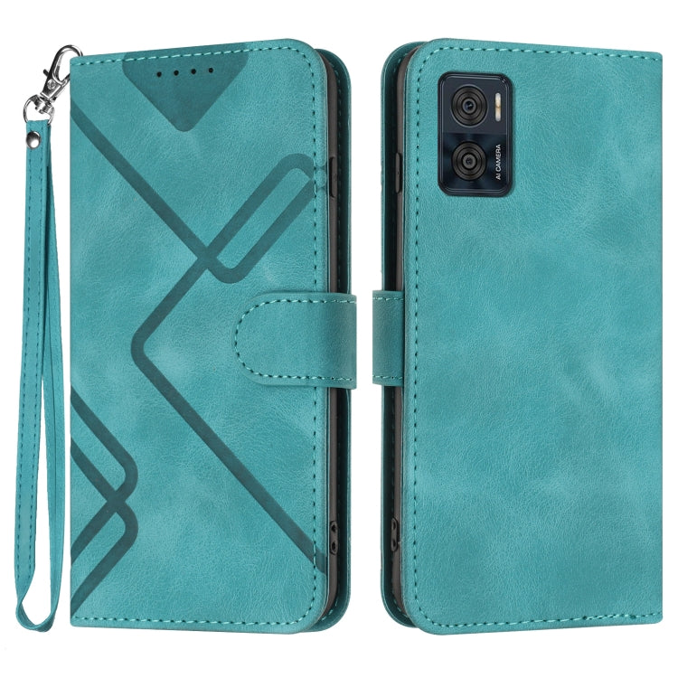 Line Pattern Skin Feel Leather Phone Case, Series 3 My Store