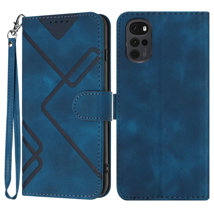 Line Pattern Skin Feel Leather Phone Case, Series 3 My Store