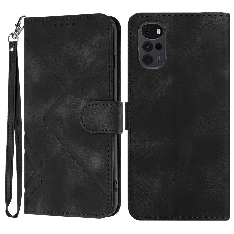 Line Pattern Skin Feel Leather Phone Case, Series 3 My Store