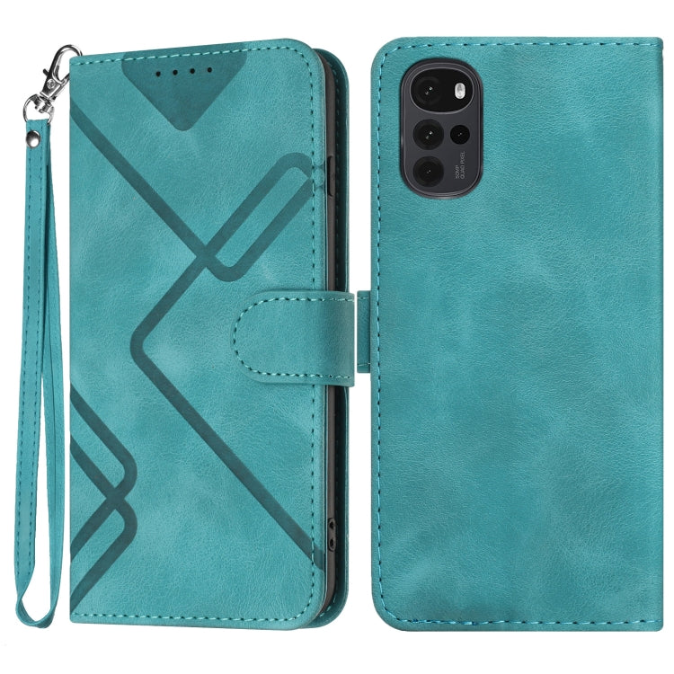 Line Pattern Skin Feel Leather Phone Case, Series 3 My Store