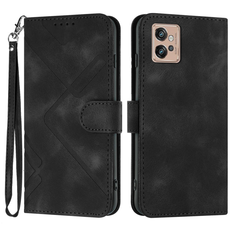 Line Pattern Skin Feel Leather Phone Case, Series 2 My Store