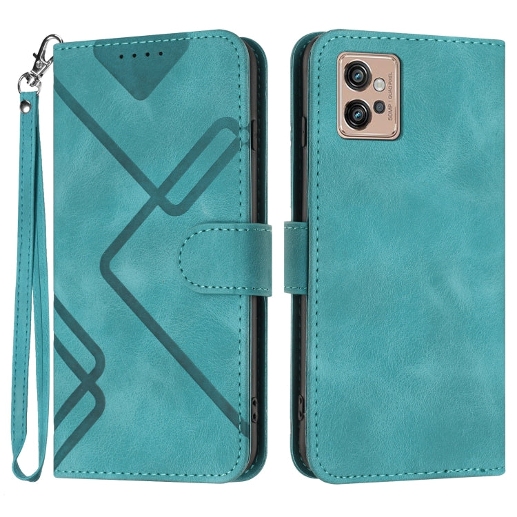 Line Pattern Skin Feel Leather Phone Case, Series 2 My Store