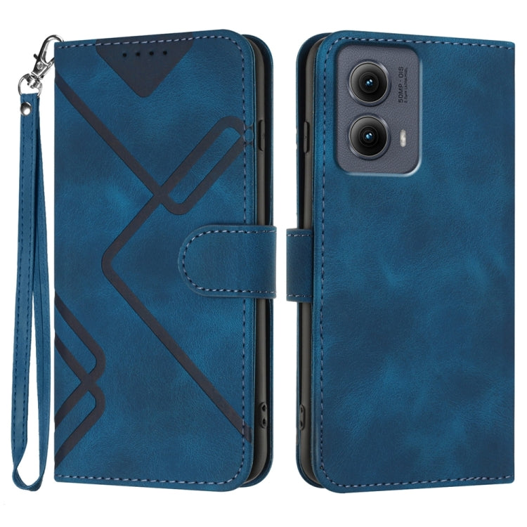 Line Pattern Skin Feel Leather Phone Case, Series 1 My Store