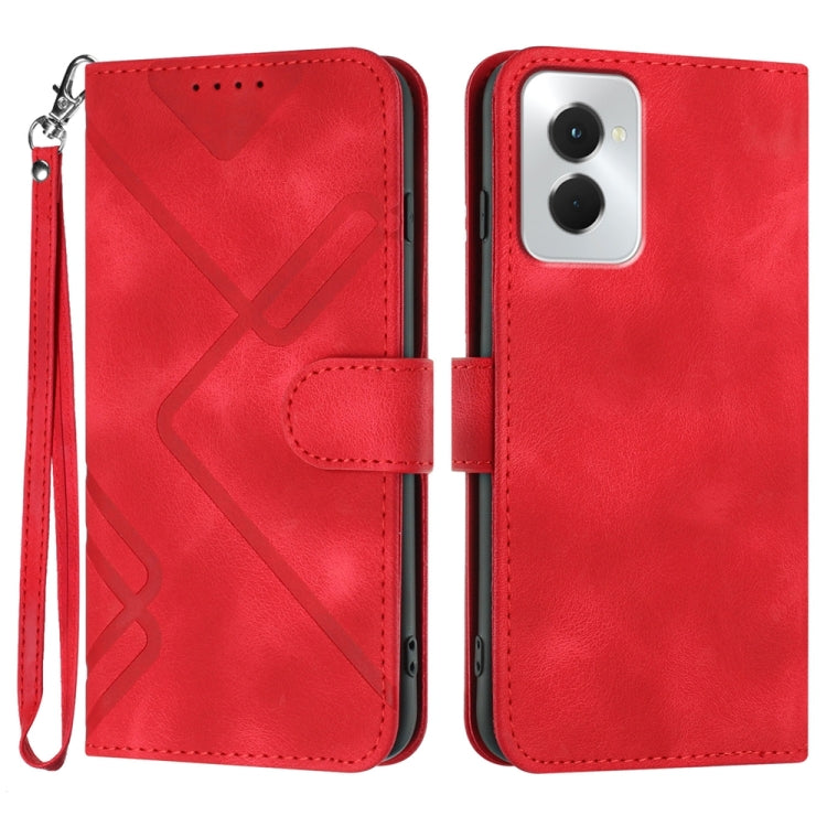 Line Pattern Skin Feel Leather Phone Case, Series 1 My Store