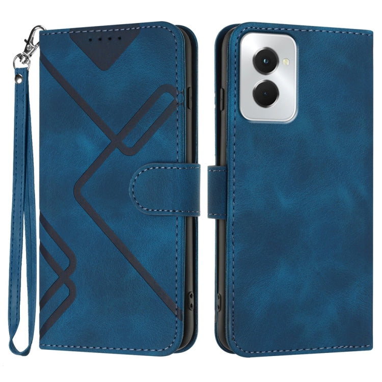 Line Pattern Skin Feel Leather Phone Case, Series 1 My Store