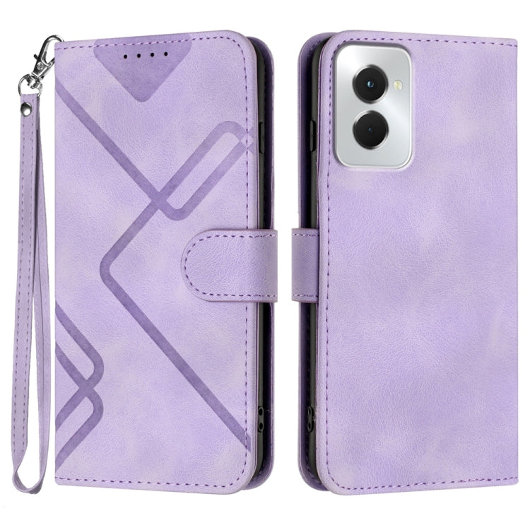 Line Pattern Skin Feel Leather Phone Case, Series 1 My Store