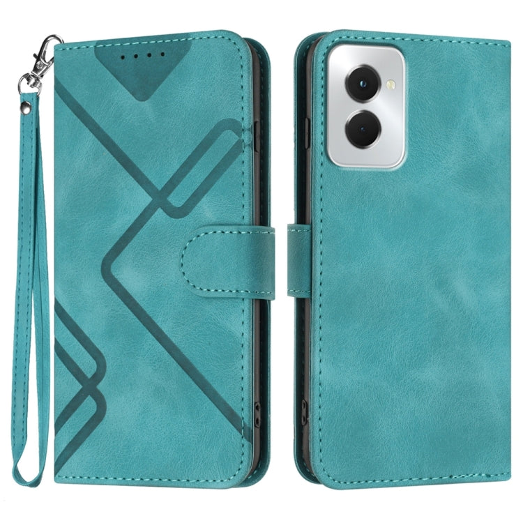 Line Pattern Skin Feel Leather Phone Case, Series 1 My Store