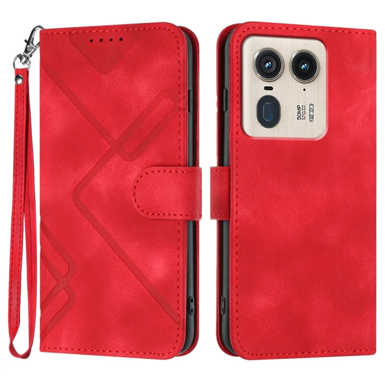 Line Pattern Skin Feel Leather Phone Case, Series 1 My Store