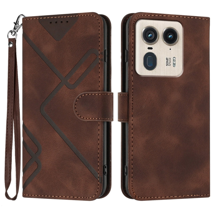 Line Pattern Skin Feel Leather Phone Case, Series 1 My Store