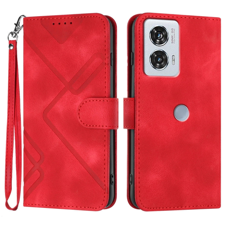 Line Pattern Skin Feel Leather Phone Case, Series 1 My Store