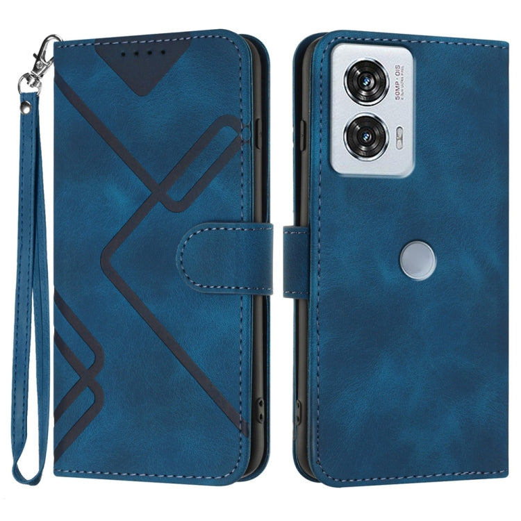 Line Pattern Skin Feel Leather Phone Case, Series 1 My Store