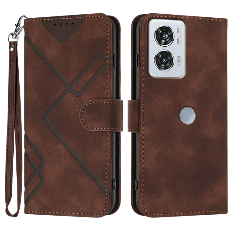 Line Pattern Skin Feel Leather Phone Case, Series 1 My Store