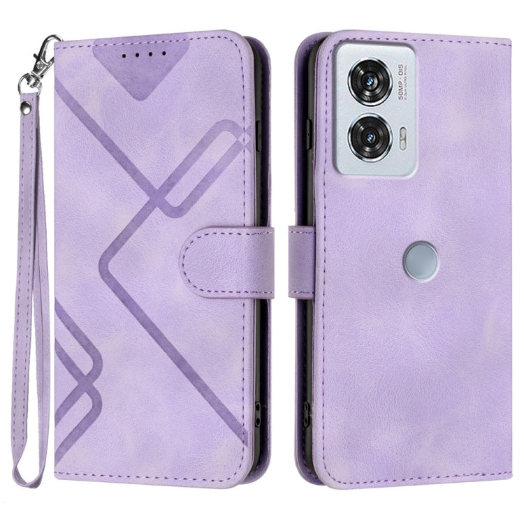 Line Pattern Skin Feel Leather Phone Case, Series 1 My Store