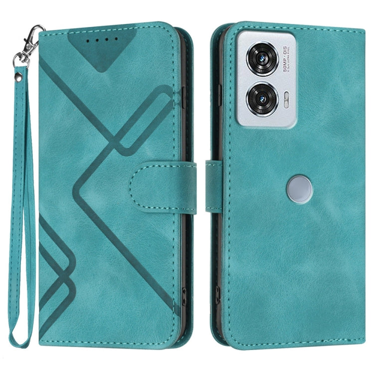 Line Pattern Skin Feel Leather Phone Case, Series 1 My Store