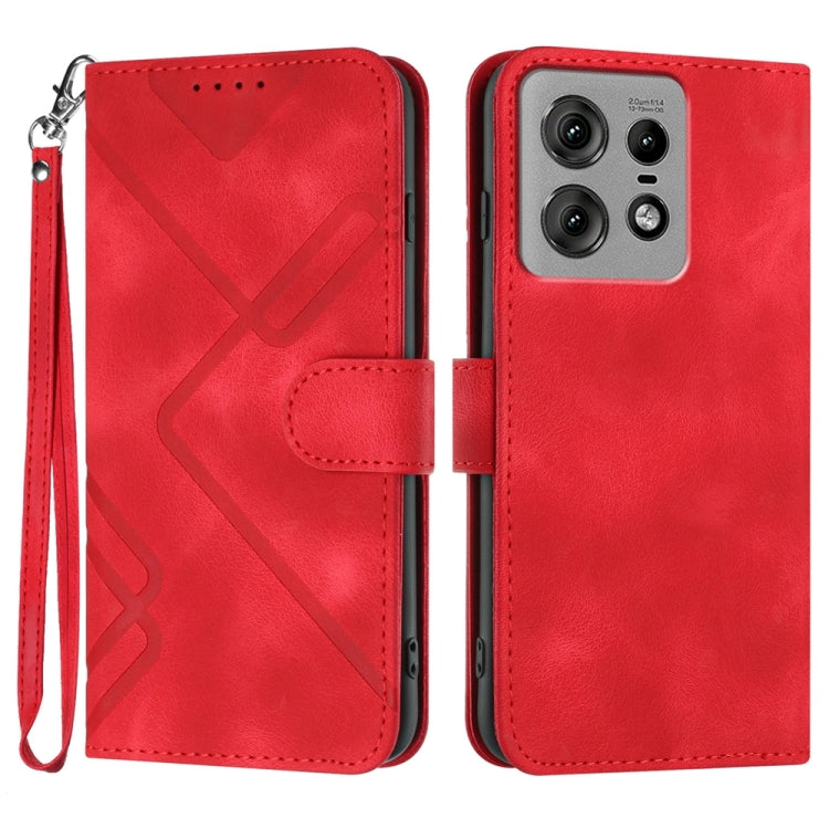 Line Pattern Skin Feel Leather Phone Case, Series 2 My Store