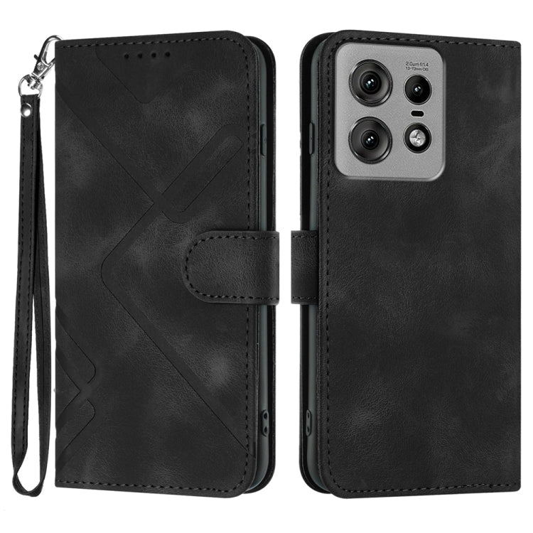 Line Pattern Skin Feel Leather Phone Case, Series 2 My Store