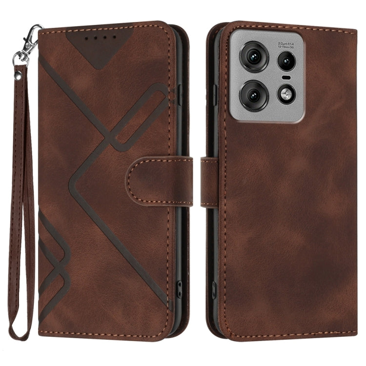 Line Pattern Skin Feel Leather Phone Case, Series 2 My Store