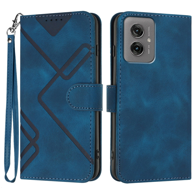 Line Pattern Skin Feel Leather Phone Case, Series 2 My Store